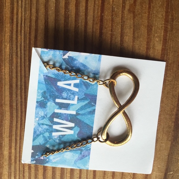 Gold Infinity Necklace - Picture 2 of 2